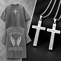 Haven "Anchor Cross" Chain + "Isaiah 40:31" Tee Bundel