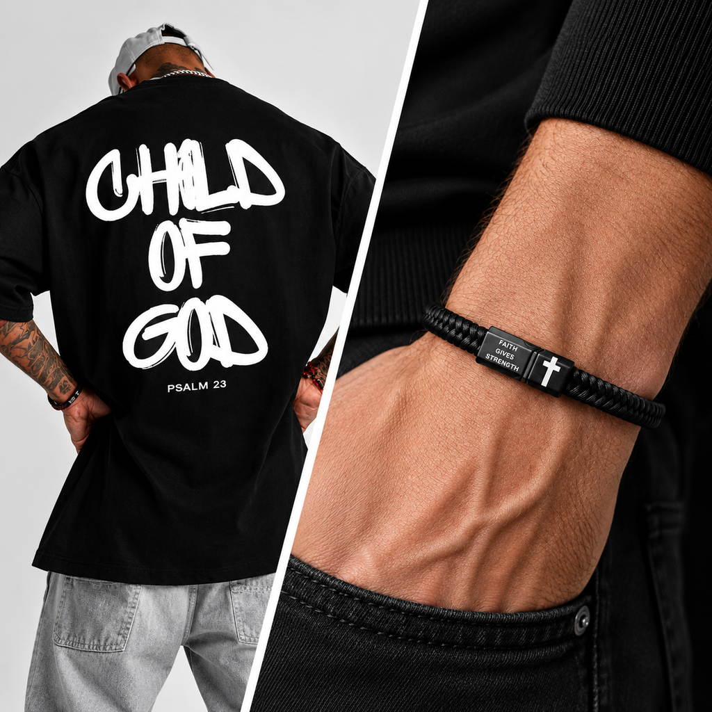 Haven "Faith" Bracelet + "Child of God" Tee Bundel